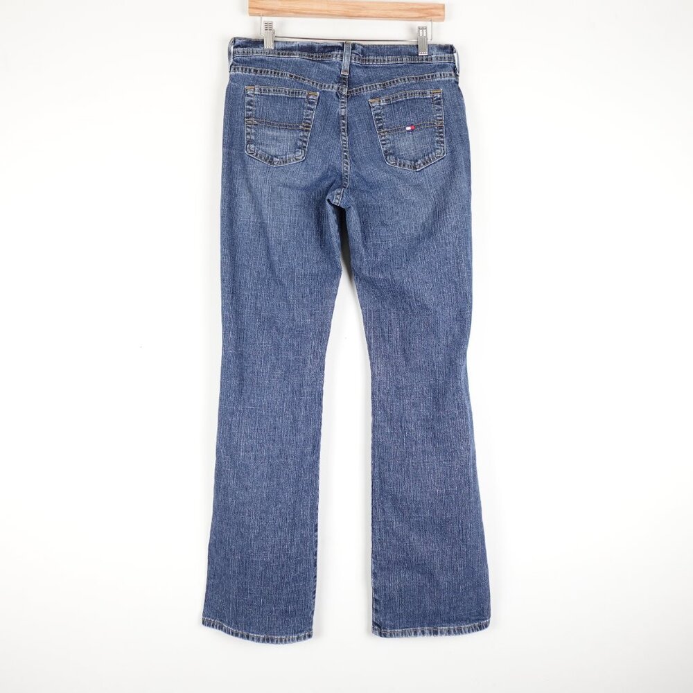 Vintage Tommy Hilfiger Stretch Bootleg Jeans Women's 12 Made in Canada Y2K